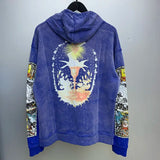 FOESCE Blue Cream WHO DECIDES WAR Hoodie Men Woman Best Quality Hot Drill Printing Wash Vintage Casual Pullover Sweatshirts