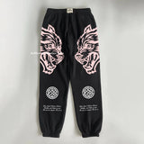 FOESCE Darc Sport Joggers Women Yoga Sweatpants Big Wolf Trousers Girl Loose Exercise Wear Fitness Wear Female Durable Yoga Pants