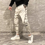 FOESCE Harem Men's Sweatpants 2025 New In Sport Elastic Goth Y2k Trousers Korean Style Track Stylish Flated Summer Man Sweat Pants XL