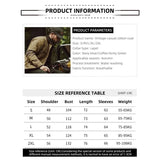 FOESCE Men Winter Casual classic spring lightweigt Check Clamp Cotton BULE Jacket Waterproof Cargo Coats bomber jacket men