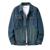 FOESCE New Arrival Free Fhipping Men's Casual Fashion Denim Jacket With High Quality and Comfortable Men Denim Jacket Size M-5XL