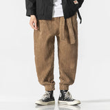 New Autumn Winter Men Corduroy Harajuku Pants Men Streetwear Harem Pants Fashion Thickened Sweatpants Women Warm Casual Trousers