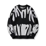 FOESCE New Fashion Men Outwear Lazy Loose Knitted Pullover Sweaters Man O-neck Casual Sweaters Male Pullovers Winter Clothing Size XXL