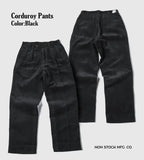 Non Stock Pleated Front Corduroy Pants High Rise Mens Warm Slacks Casual Trousers