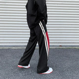 Baggy Sweatpants Men Parachute Wide Leg Pants Sports Trousers Male Tracksuit Men Vintage Casual Streetwear Sportswear