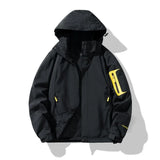 Men New Fashion Zipper Outdoor Jacket Male WindBreaker Patchwork Coat Men's Waterproof Outcoat Mountaineering Clothes