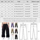 Cargo Parachute Pants Men Harajuku Oversized Streetwear Y2k Hip Hop Wide Leg Joggers Baggy Techwear Climbing Training Pants