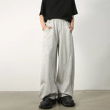 Foesce Baggy sweatpants men Wide Leg Casual pants Men Oversize Gray Trousers Male Loose Korean Streetwear Patchwork