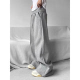 Wide Leg Sweatpants Men Oversize Gray Sports Pants Sportswear Casual Trousers Male Loose Korean Streetwear Hip Hop