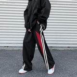 Baggy Sweatpants Men Parachute Wide Leg Pants Sports Trousers Male Tracksuit Men Vintage Casual Streetwear Sportswear