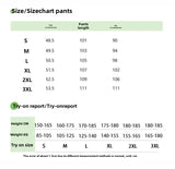 American Style Elastic Waist Loose-fit Casual Trousers  Sensibility Ruffled Wide-leg Pants Men's Tuxedo Pants