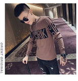 Fashion O-Neck Knitted Spliced Pockets Fake Two Pieces Striped Sweater Men's Clothing 2022 Autumn New Casual Pullovers Warm Tops