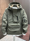 Men Cargo Field Jackets Windbreaker Outerwear Mens Tactical Waterproof Pilot Casual oat Hoodie Men Hunting Army Clothes A14