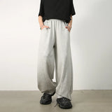 Foesce Baggy sweatpants men Wide Leg Casual pants Men Oversize Gray Trousers Male Loose Korean Streetwear Patchwork