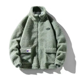 New Lamb Wool Fleece Jacket Casual Trendy Men's Loose Fit Hong Kong Style Ins Youthful Autumn Winter Season Coat