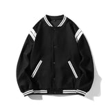 American Jacket Coat Men's Street Hip-Hop Retro Baseball Uniform Couple Casual All-Match Jackets Loose Tops Spring Autumn