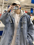 Trendy Denim Jacket For Men Spring Autumn Loose-fit Versatile Clothing Korean Style Casual Scene New Insgood Brand