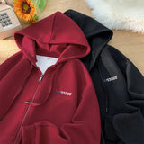 Fall New Leisure All Matching Hoodie Men's Comfortable Loose Hooded Sweatshirt Zip-up Jacket Trendy Print Men Women Hoodies