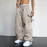 Harajuku Oversized Cargo Parachute Pants Men Streetwear Vintage Y2k Hip Hop Wide Leg Joggers Baggy Casual Sweatpants Techwear