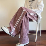 Corduroy New Man Pants Work Wear Streetwear Sweatpants Men Clothing Men's Tracksuit Pants Big Size 5XL 2024 Autumn New