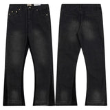 FOESCE Trendy American Style Gallery Dept Men's Jeans Vibe Loose-Fit Straight-Leg High Street Long Pants Hip Hop Style