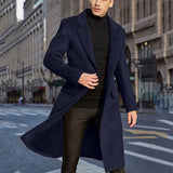 Winter Men Long Coat Casual Fashion Jackets Man Parkas Luxury Outerwear Overcoat Business Windbreaker Streetwear Male Clothes