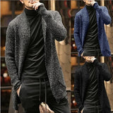 Spring Autumn New Cardigan Men Sweater Men Casual Mens Sweaters Knit Sweater Warm Mens Sweater Male Outwear Coat