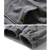 Autumn Warm Suit Men Two Piece Sets Comfort Fleece Top and Elastic Waist Trousers Loose Clothes Big Size Sportwear Outdoor