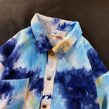 Tie Dye Corduroy Jacket Men Clothing Korean Style Winter Coat Men Winter Jacket Streetwear 5XL Autumn New Arrivals