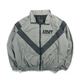 US Army Reflective  Windbreaker Training Sports Jacket Water Resistant PT Jacket Msn