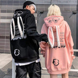 Couple Bunny Hoodies Autumn Matching Long Sleeve Animal Lovely Women Pullover Rabbit Hoodie Paired Sweatshirt Loose Clothes