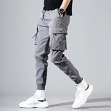 Foesce Ribbons Harem Joggers Men Cargo Pants Streetwear Hip Hop Casual Pockets Track Pants Male Harajuku Fashion Trousers