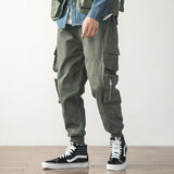 Men Hip Hop Black Cargo Pants Joggers Sweatpants Overalls Men Ribbons Streetwear Harem Pants Women Fashions Trousers