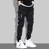 Foesce Men Trousers Jogging Military Cargo Pants Casual Outdoor Work Tactical Tracksuit Pants Summer Thin Plus Size Men's Clothing