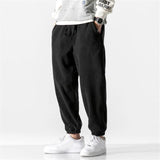 Foesce New Loose Jogging Pants Men New Fashion Fleece Autumn Winter Warm Sweatpants Male Outdoor Straight Trousers Pantalon Hommes