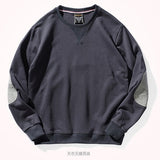 Spring Autumn Basic Simple Solid Color Hoodies Men's Pullover Sweatshirts Japanese Retro Loose Pure Cotton Couples Sport Tops