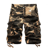 Summer New Mens Casual Trouers Beach Shorts Camouflage Cargo Male Loose Work Man Military Short Pants OverSize