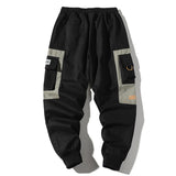 Foesce -Hip Hop Men Multi-pocket Elastic Waist Design Harem Pant Street Punk Hip Hop Casual Trousers Joggers Male Cargo Pants