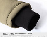 M-5XL Fur Collar Hooded Men Winter Jacket  Fashion Warm Wool Liner Man Jacket and Coat Windproof Male Parkas casaco