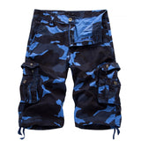 Summer New Mens Casual Trouers Beach Shorts Camouflage Cargo Male Loose Work Man Military Short Pants OverSize