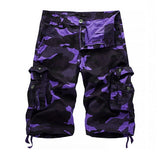 Summer New Mens Casual Trouers Beach Shorts Camouflage Cargo Male Loose Work Man Military Short Pants OverSize