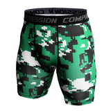 Compression Shorts Men 3D Print Camouflage Bodybuilding Tights Short Men Gyms Shorts Male Muscle Alive Elastic Running Shorts