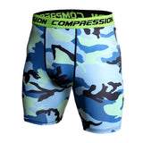 Compression Shorts Men 3D Print Camouflage Bodybuilding Tights Short Men Gyms Shorts Male Muscle Alive Elastic Running Shorts