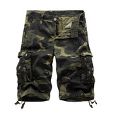 Summer New Mens Casual Trouers Beach Shorts Camouflage Cargo Male Loose Work Man Military Short Pants OverSize