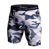 Compression Shorts Men 3D Print Camouflage Bodybuilding Tights Short Men Gyms Shorts Male Muscle Alive Elastic Running Shorts