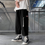 Men Casual Pants Multi-pocket Summer Stylish Wide Leg Male Students Youthful Vitality Trousers Plus Size S-3XL High Street Loose