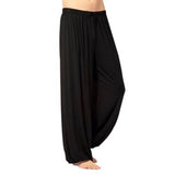 Harem Pants Yoga Pants Men Casual Solid Color Baggy Trousers Belly Dance Yoga Slacks Sweatpant Trendy Loose Dance Sport Clothes