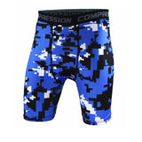 Compression Shorts Men 3D Print Camouflage Bodybuilding Tights Short Men Gyms Shorts Male Muscle Alive Elastic Running Shorts