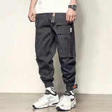 Foesce Men Pants Spring and Autumn Cargo Pants Man Fashion Hip Hop Casual Pants Loose Korean Drawstring Men Joggers Sweatpants