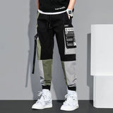 Foesce Men Pants Spring and Autumn Cargo Pants Man Fashion Hip Hop Casual Pants Loose Korean Drawstring Men Joggers Sweatpants